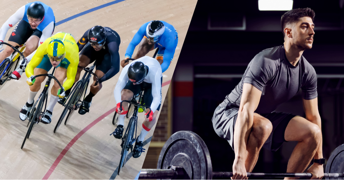 How Athletes Train - Track Cycling & Powerlifting