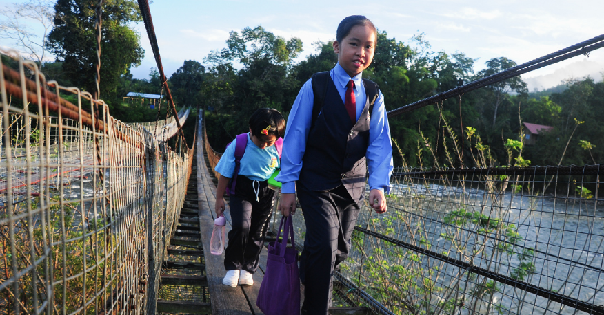 Traversing Dilapidated Bridges To Get To School