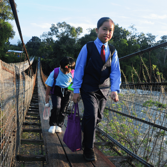 Traversing Dilapidated Bridges To Get To School