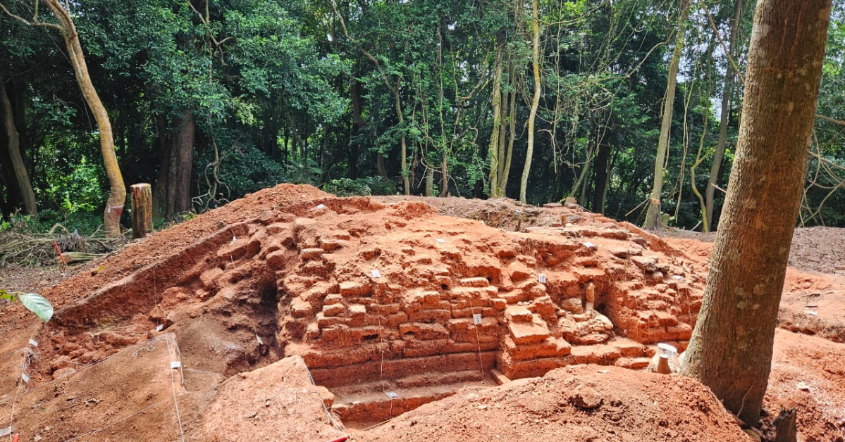 Buddhist Temple Uncovered At Bukit Choras Archaeological Site