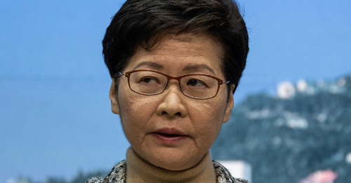 Carrie Lam Departing Under A Cloud