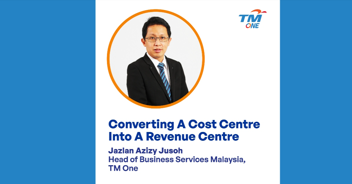 TM ONE- Converting A Cost Centre Into A Revenue Centre