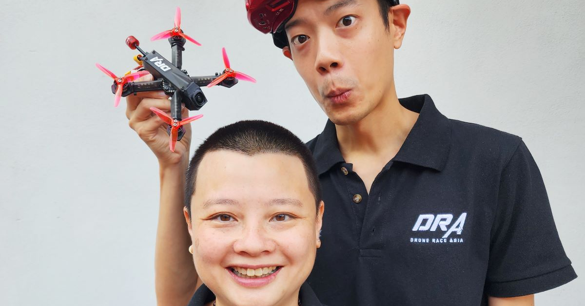 Soaring Heights: Asia's First Vertical Drone Race