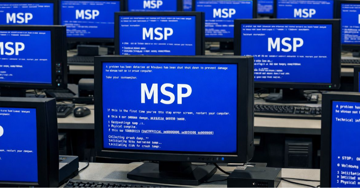 MSP349. The Blue Screen Of Black Death